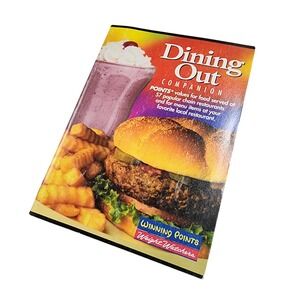 Weight Watchers Dining Out Companion Winning Points Food Values Book 2000